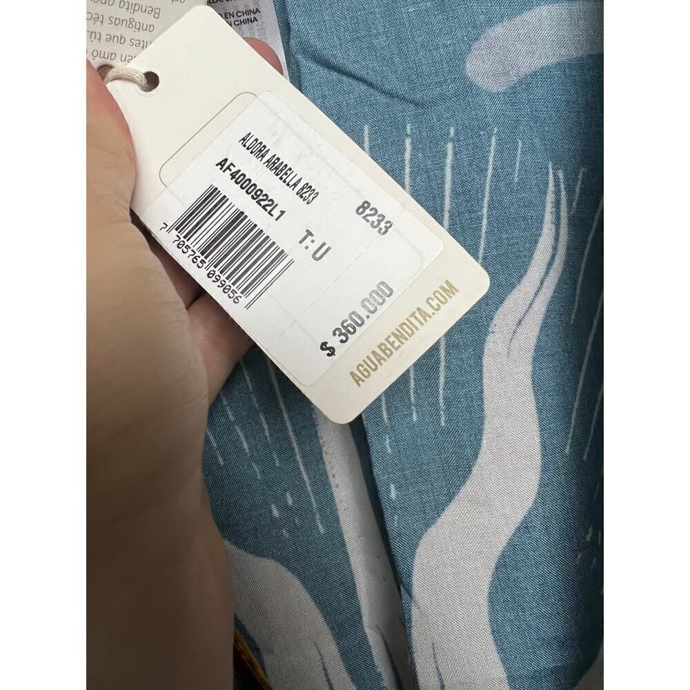 Agua Bendita Aldora Arabela Tunic Coverup NWT Sz. O/S - Picture 9 of 11